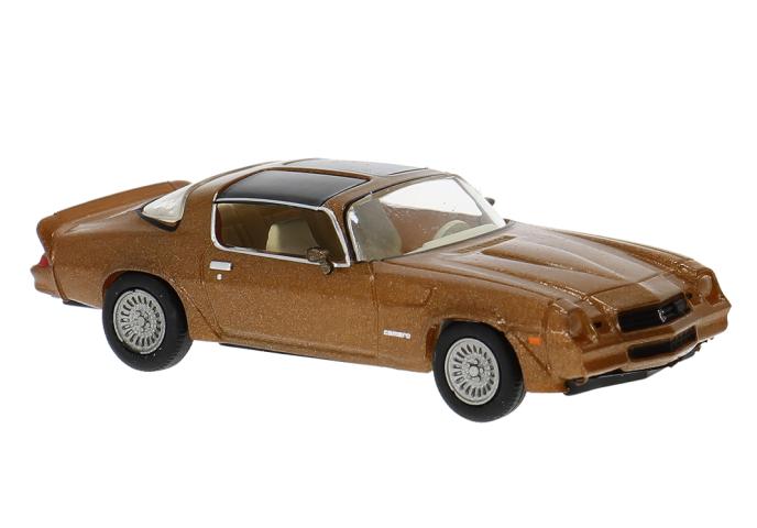 Brekina 18052 Chevrolet Camaro, braun, 1980, 1:87