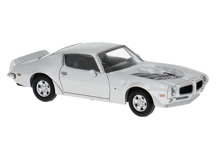 Brekina 18076 Pontiac Firebird, silber, 1971