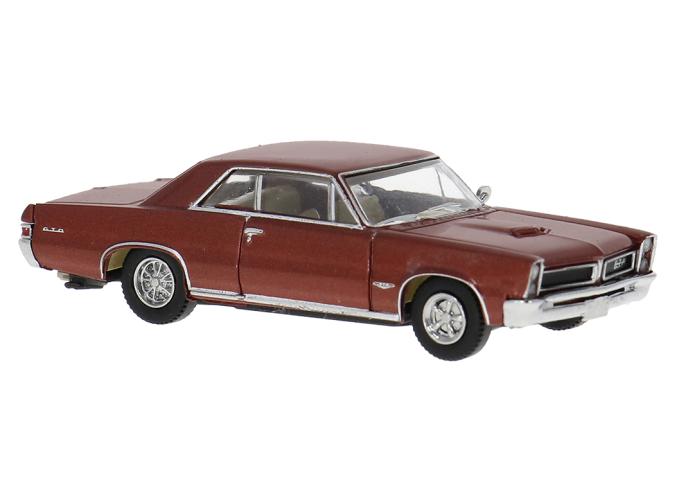 Brekina 18101 Pontiac GTO Coupe, rot, 1965