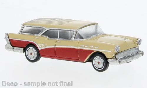 Brekina 18176 Buick Century Caballero, beige/rot, 1957