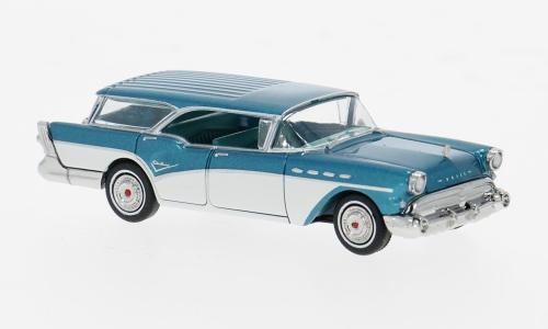Brekina 18180 Buick Century Caballero, türkis met./weiß