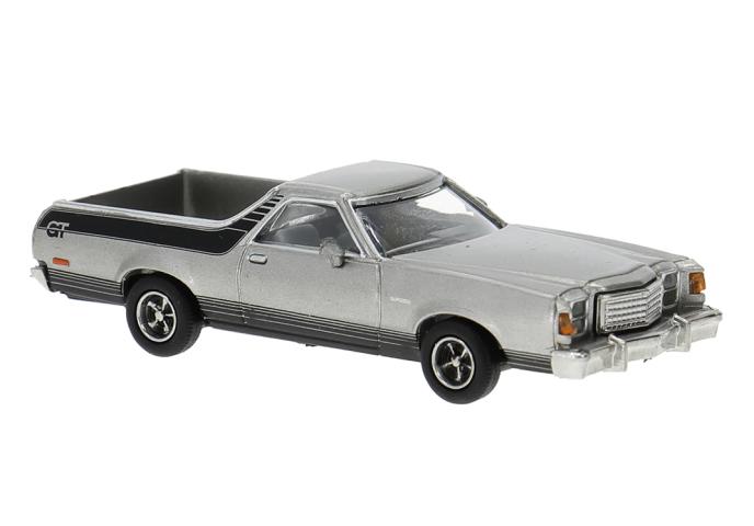 Brekina 18228 Ford Ranchero GT, silber, 1977, 1:87