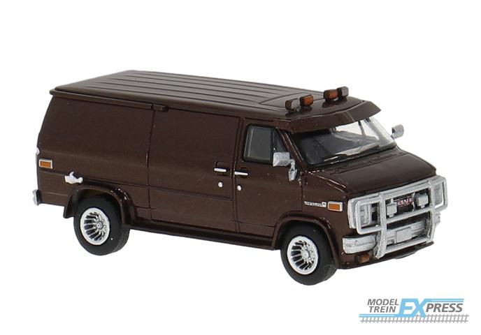 Brekina 18252 GMC Vandura, braun