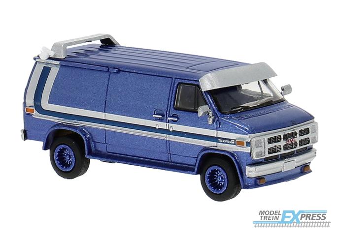 Brekina 18253 GMC Vandura, blau
