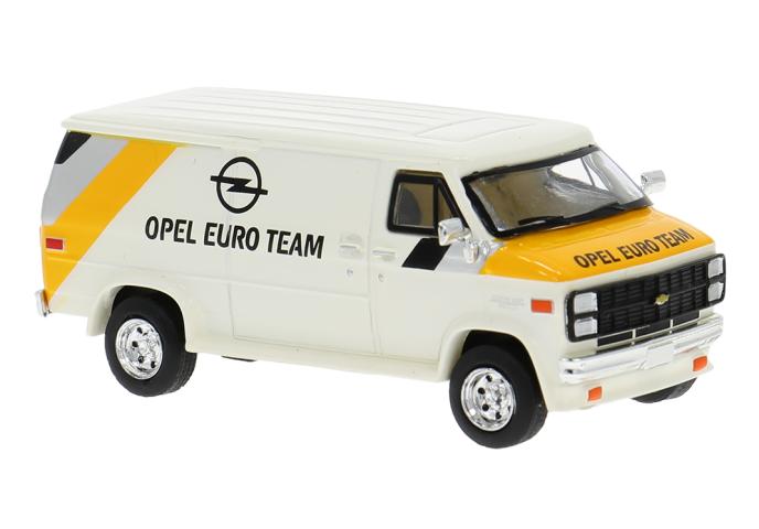 Brekina 18256 Chevrolet C 20, 1983, Opel Euro Team, 1:87