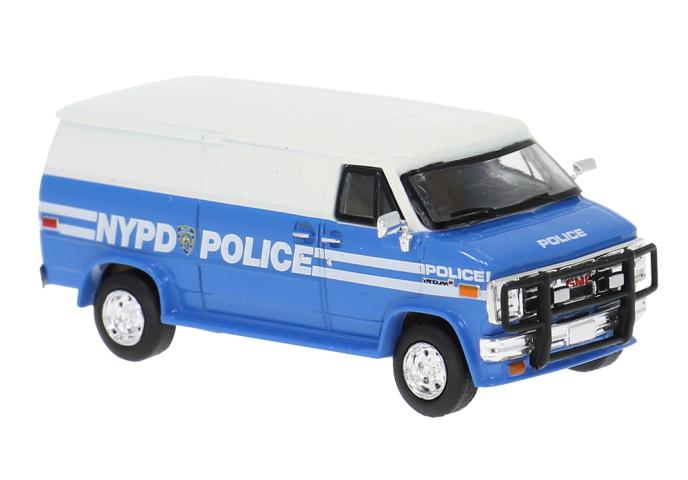 Brekina 18261 GMC Vandura, 1983, NYPD