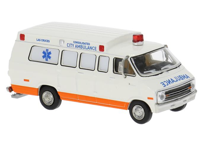 Brekina 18306 Dodge B 200 Ambulance, 1975, Las Cruces