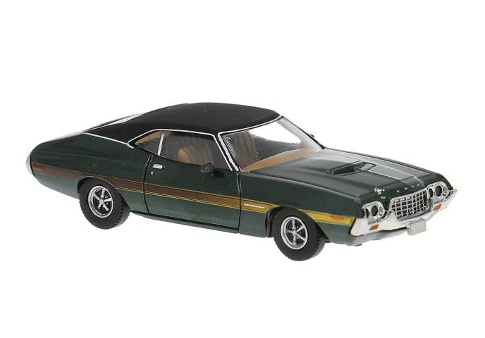 Brekina 18325 Ford Gran Torino Sport, grün/schwarz, 1969