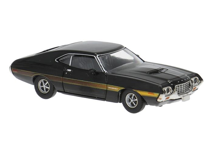 Brekina 18327 Ford Gran Torino Sport, schwarz, 1969