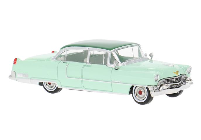 Brekina 18353 Cadillac Fleetwood, hellgrün/dunkelgrün, 1955