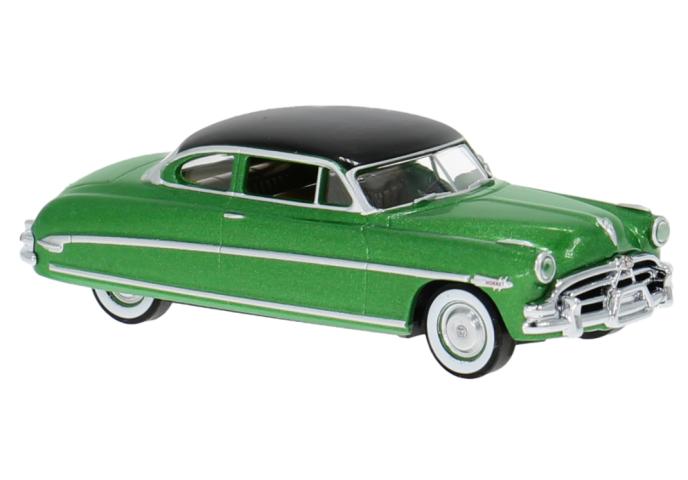 Brekina 18506 Hudson Hornet, grün/schwarz, 1952