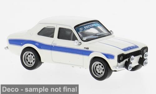 Brekina 19070 Ford Escort RS 1800 Mk1 weiß/blau