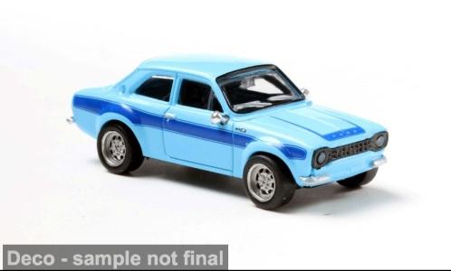 Brekina 19071 Ford Escort RS 1800 Mk1 blau/blau
