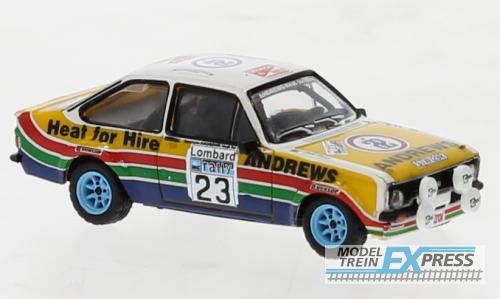 Brekina 19585 Ford Escort RS 1800 1977, Rallye RAC Lombard, R.Brookes, 23,