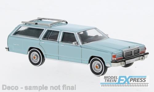 Brekina 19631 Ford LTD Country Squire, hellblau