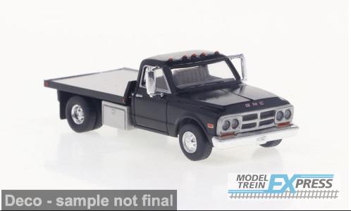 Brekina 19669 GMC Sierra Grande platform truck, black