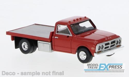 Brekina 19670 GMC Sierra Grande platform truck, red