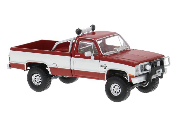Brekina 19692 Chevrolet C 10, rot/weiss, 1982, 1:87