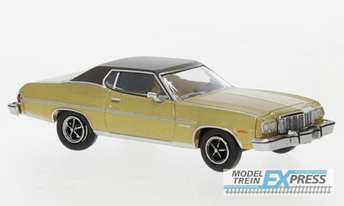 Brekina 19728 Ford Gran Torino gold, matt schwarz, 1976,