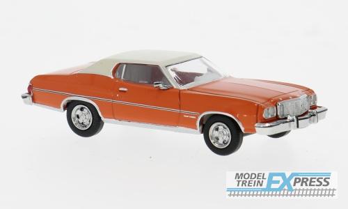Brekina 19733 Ford Gran Torino, rotorange/elfenbein