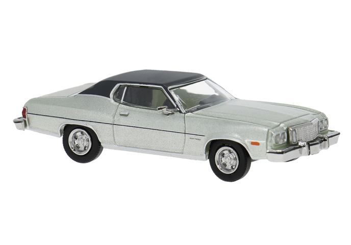 Brekina 19737 Ford Gran Torino, hellgrün/dunkelgrau, 1976