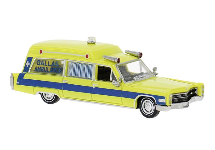 Brekina 19779 Cadillac Miller Meteor Ambulance aus Dallas