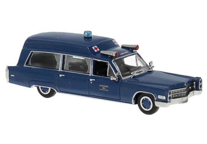 Brekina 19788 Cadillac Miller-Meteor Ambulance, 1966, U.S. Air Force
