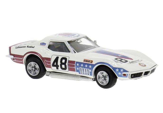 Brekina 19985 Chevrolet Corvette C3, 1971, Greenwood, #48, 1:87