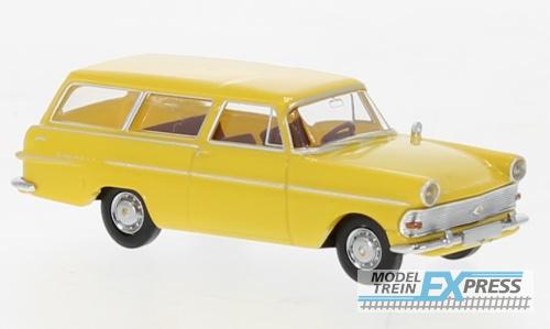 Brekina 20196 Opel P2 CarAVan, gelb
