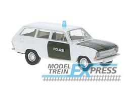 Brekina 20436 Opel Kadett B CarAVan der Polizei