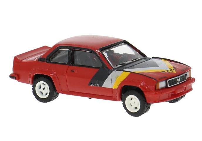 Brekina 20771 Opel Ascona B i400, rot/grau, 1980