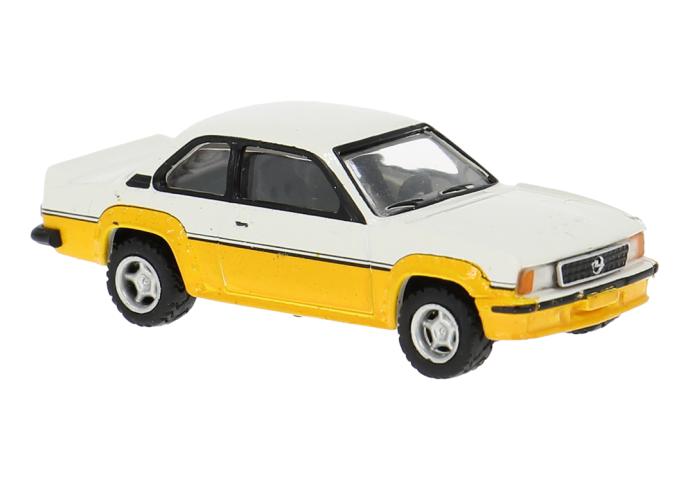 Brekina 20773 Opel Ascona B i400, weiss/gelb, 1980