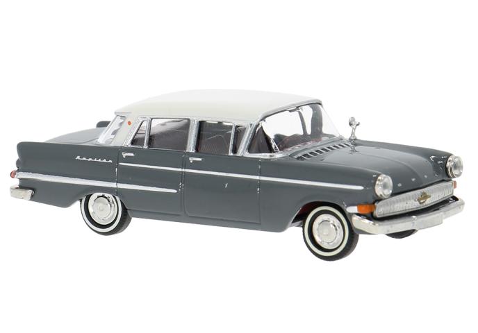 Brekina 20815 Opel Kapitän, dunkelgrau, 1959, 1:87