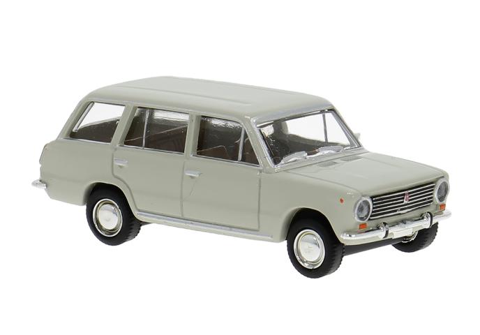 Brekina 22429 Fiat 124 Familiare, grau, 1966