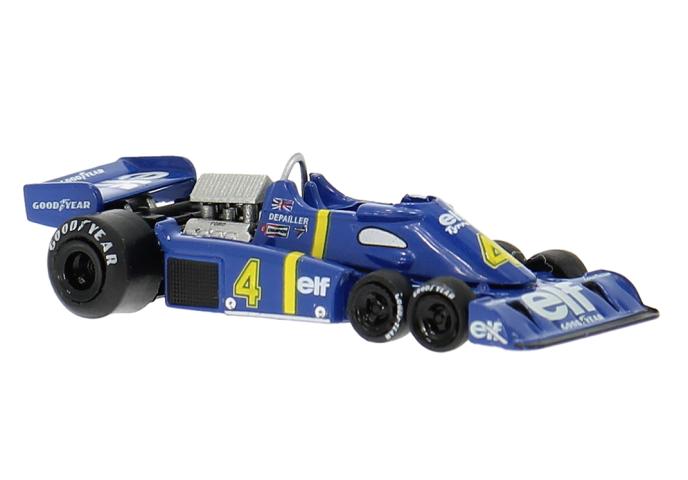 Brekina 22851 Tyrrell P34, Formel 1, 1976, Elf, #4, P.Depailler, 1:87