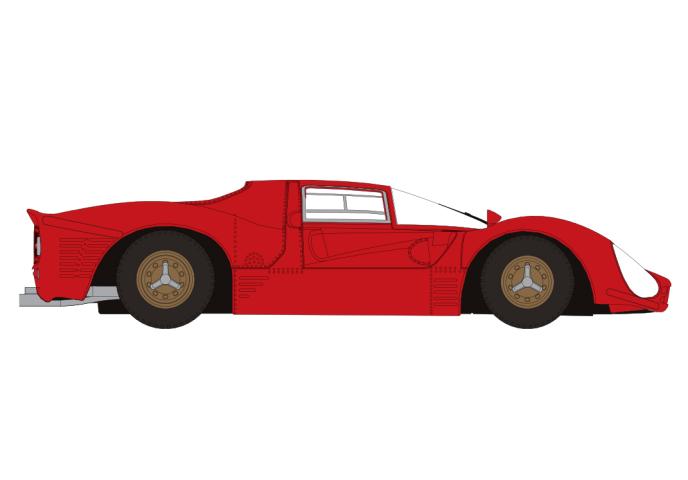 Brekina 22900 Ferrari 330 P3 Berlinetta, rot
