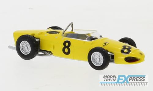 Brekina 22992 Ferrari F 156 gelb, 1961, Formel 1, O. Gendebien, 8,