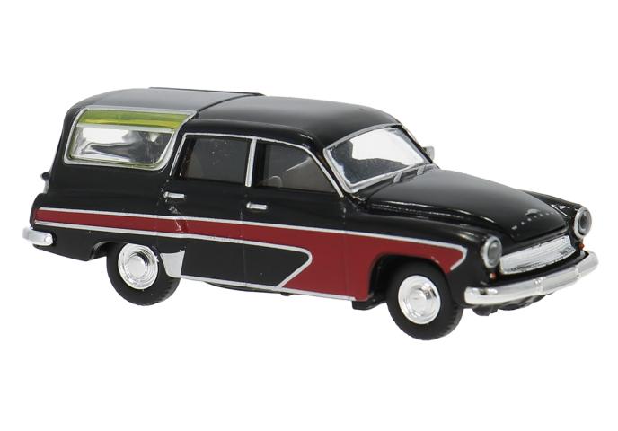 Brekina 27122 Wartburg 311 Camping, schwarz/rot, 1959, 1:87