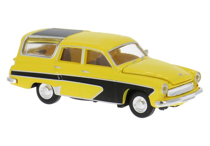 Brekina 27123 Wartburg 311 Camping, gelb/schwarz, 1959