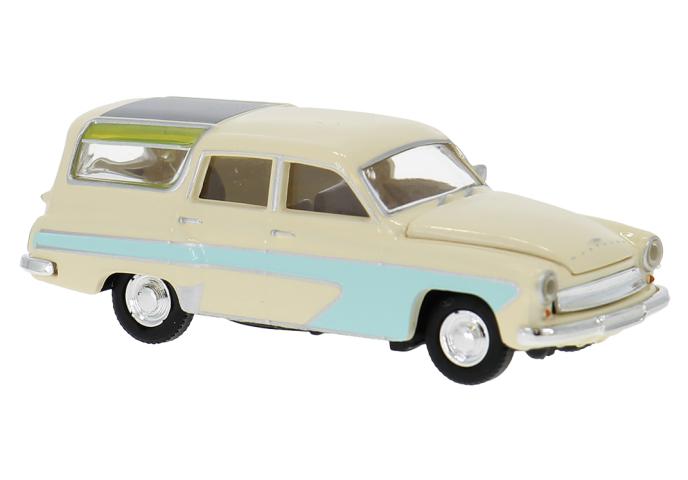 Brekina 27124 Wartburg 311 Camping, hellbeige/hellblau, 1959, 1:87