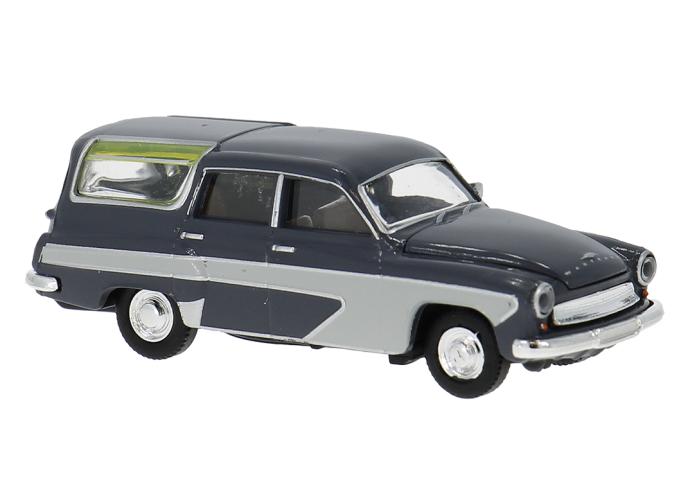 Brekina 27126 Wartburg 311 Camping, dunkelgrau/hellgrau, 1959