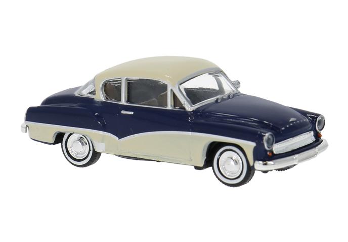 Brekina 27160 Wartburg 311 Coupe, dunkelblau/hellbeige, 1959, 1:87