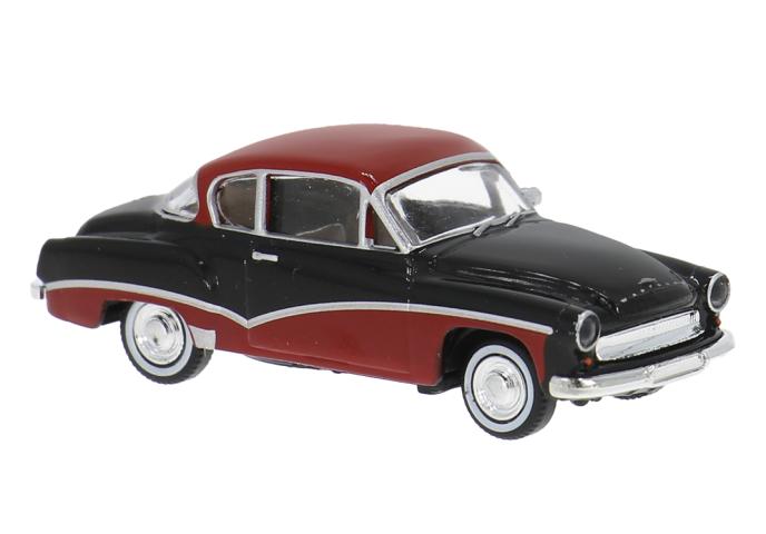 Brekina 27163 Wartburg 311 Coupe, schwarz/rot, 1959