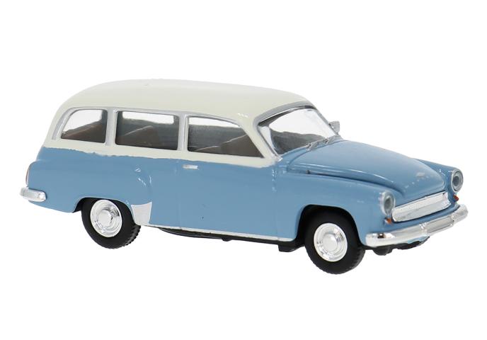 Brekina 27193 Wartburg 311 Kombi, hellblau/weiss, 1959, 1:87