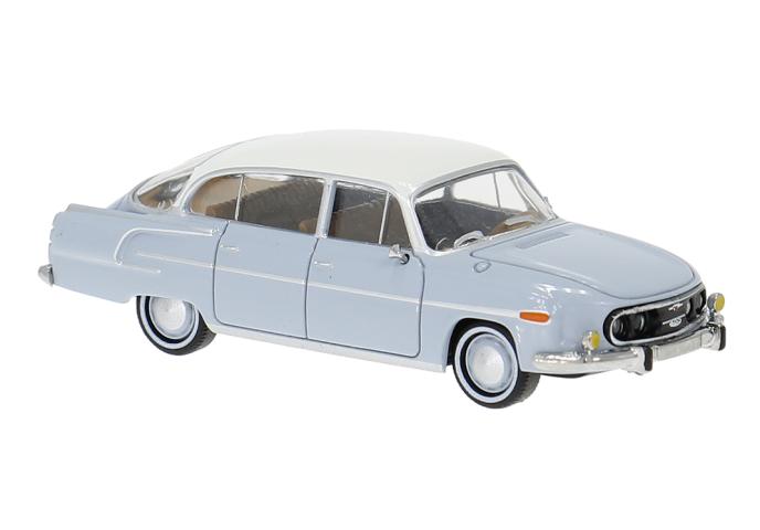 Brekina 27326 Tatra 603-2, hellgrau/weiss, 1963