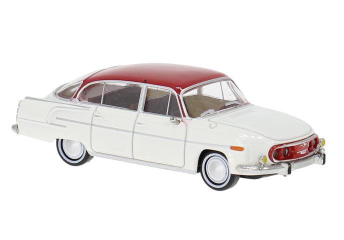 Brekina 27328 Tatra 603-2, weiss/rot, 1963