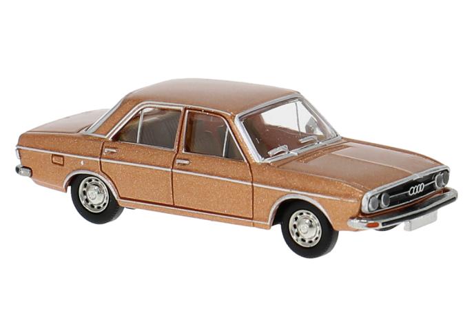 Brekina 28220 Audi 100 (C1), dunkelorange, 1969