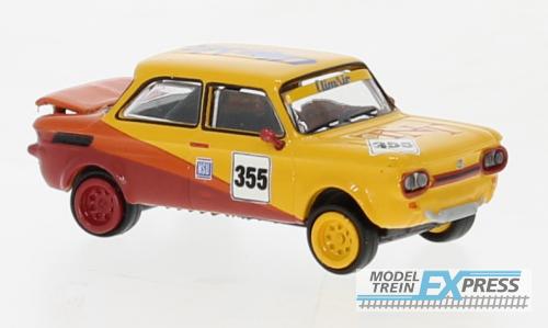 Brekina 28255 NSU TTS gelb, rot, 1966, NSU Sport,