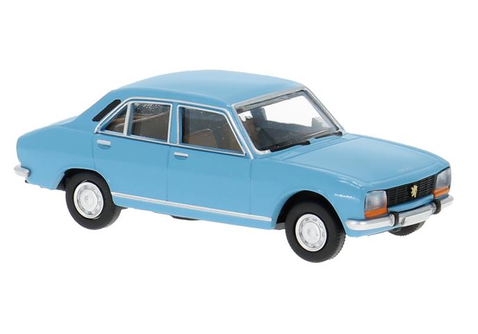 Brekina 29121 Peugeot 504, hellblau, 1968, 1:87