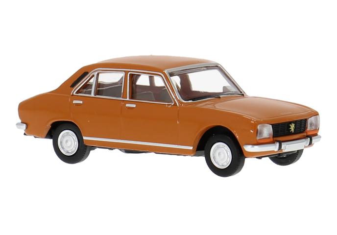 Brekina 29122 Peugeot 504, dunkelorange, 1968